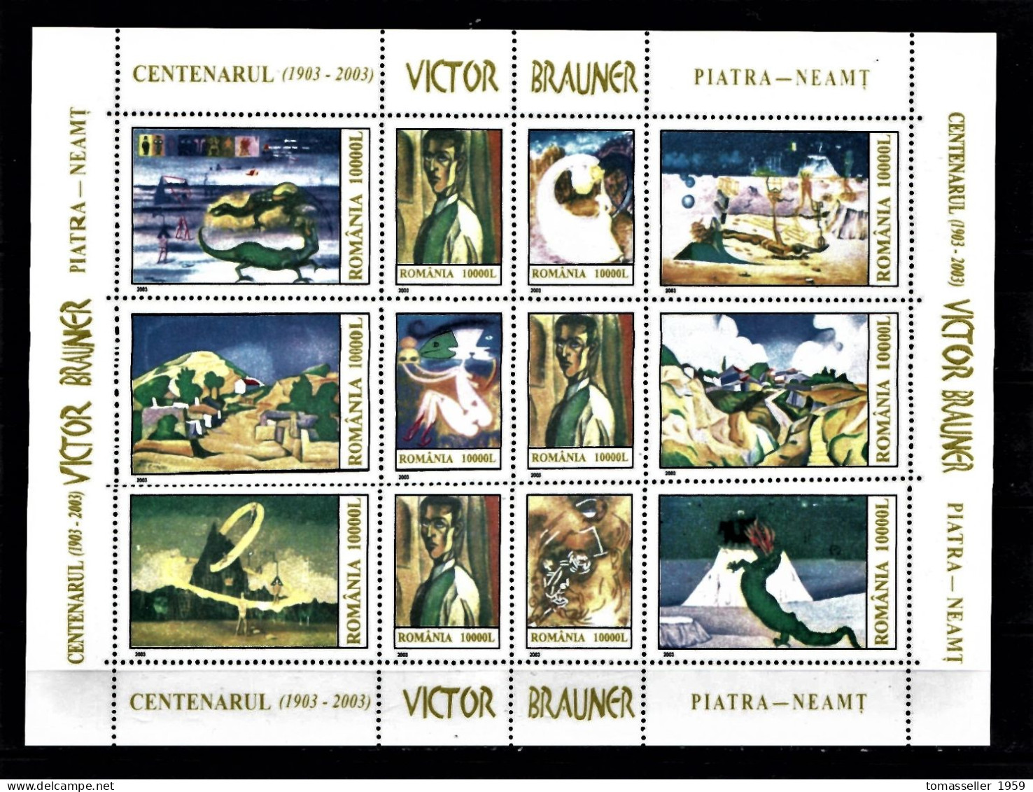 Romania- 2003 Full  Year Set - 23 Issues ( 57 St.+7 S/s.).MNH** - Volledig Jaar