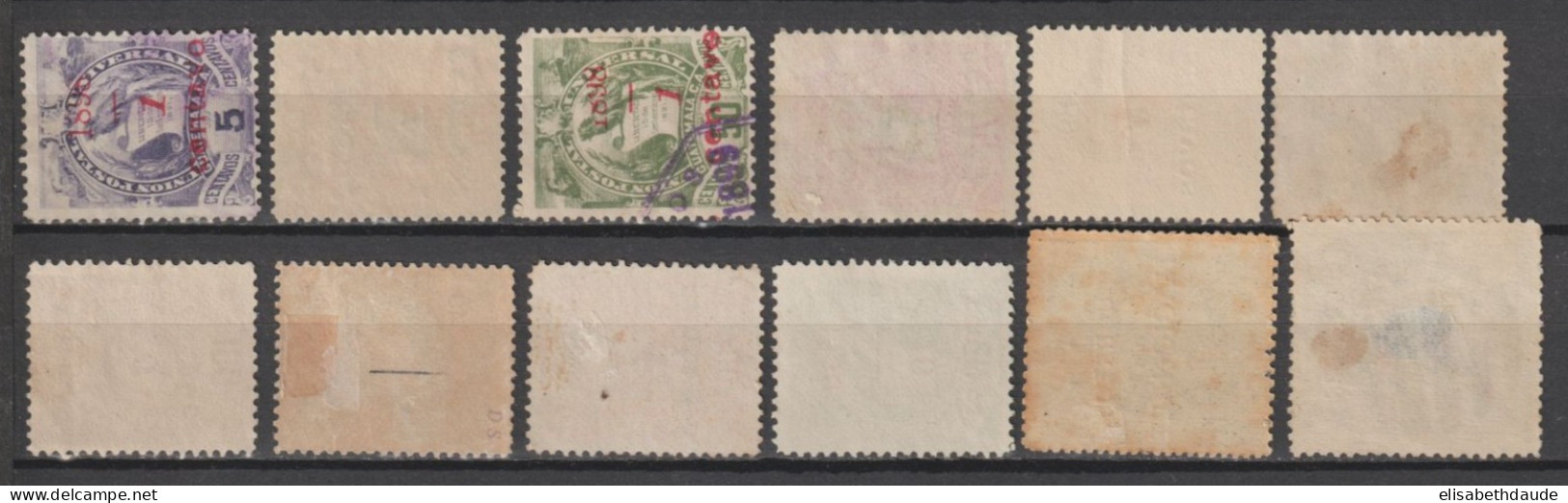 GUATEMALA - 1897/1900 - COLLECTION QUASI COMPLETE ! YVERT N° 62/113 SAUF 76 (NON EMIS) ET 84 - COTE 630/650 EUR ! - Guatemala