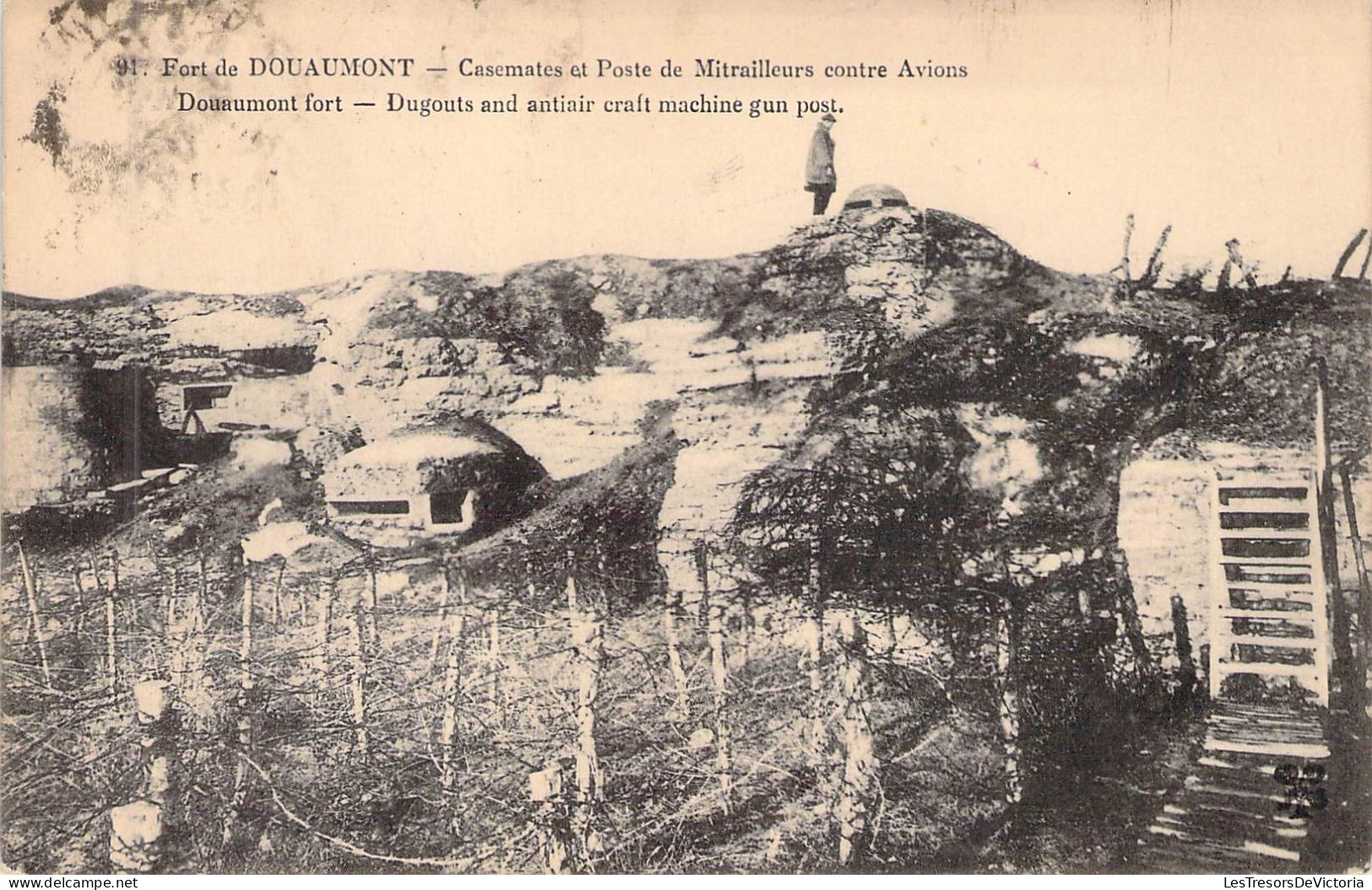 FRANCE - 55 - DOUAMONT - Casemates Et Poste De Mitrailleurs Contre Avions Douamont Fort  - Carte Postale Ancienne - Douaumont