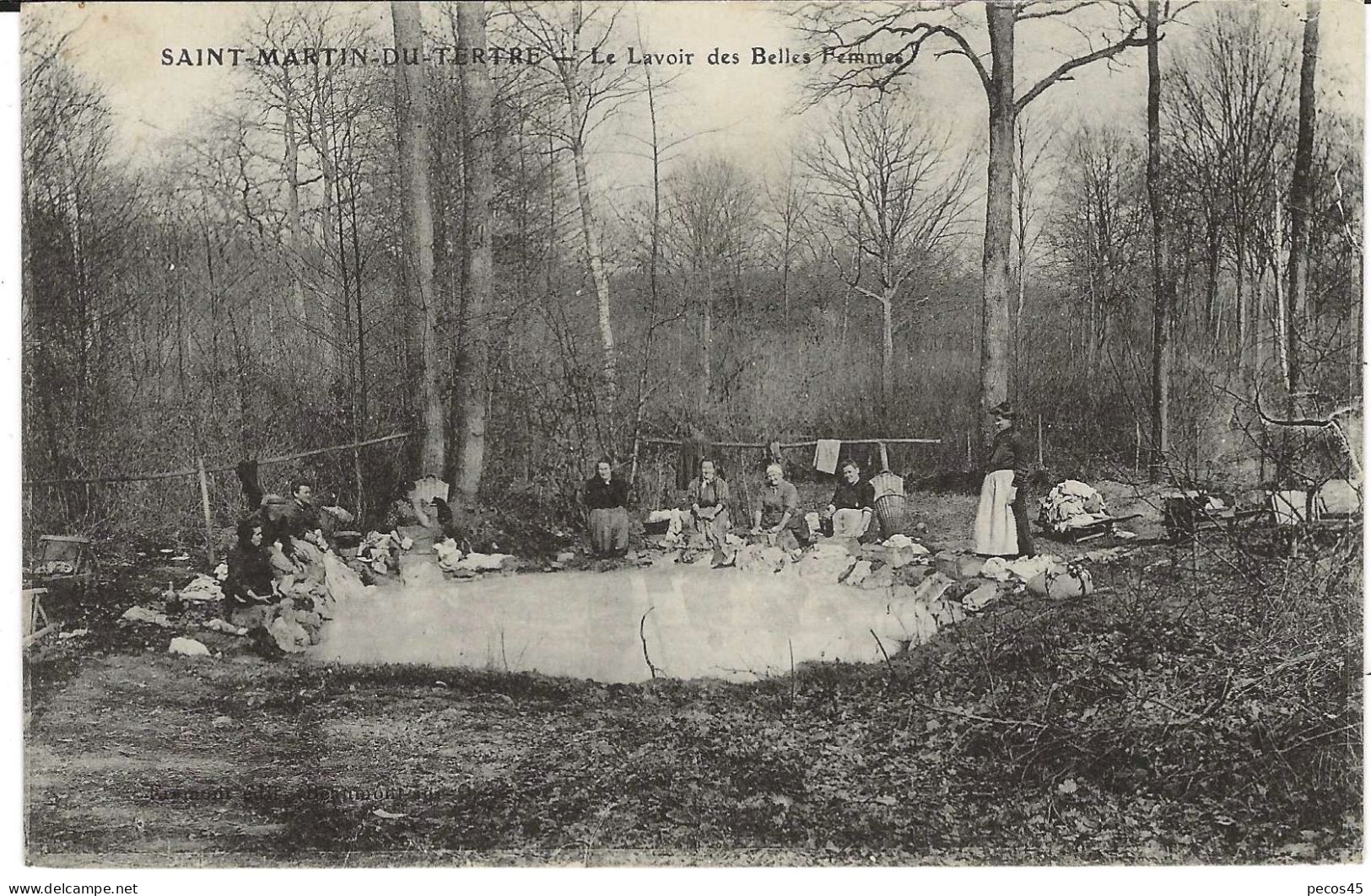 St-MARTIN-du-Tertre (Yonne) : Lavoir Des Belles Femmes. - Saint Martin Du Tertre