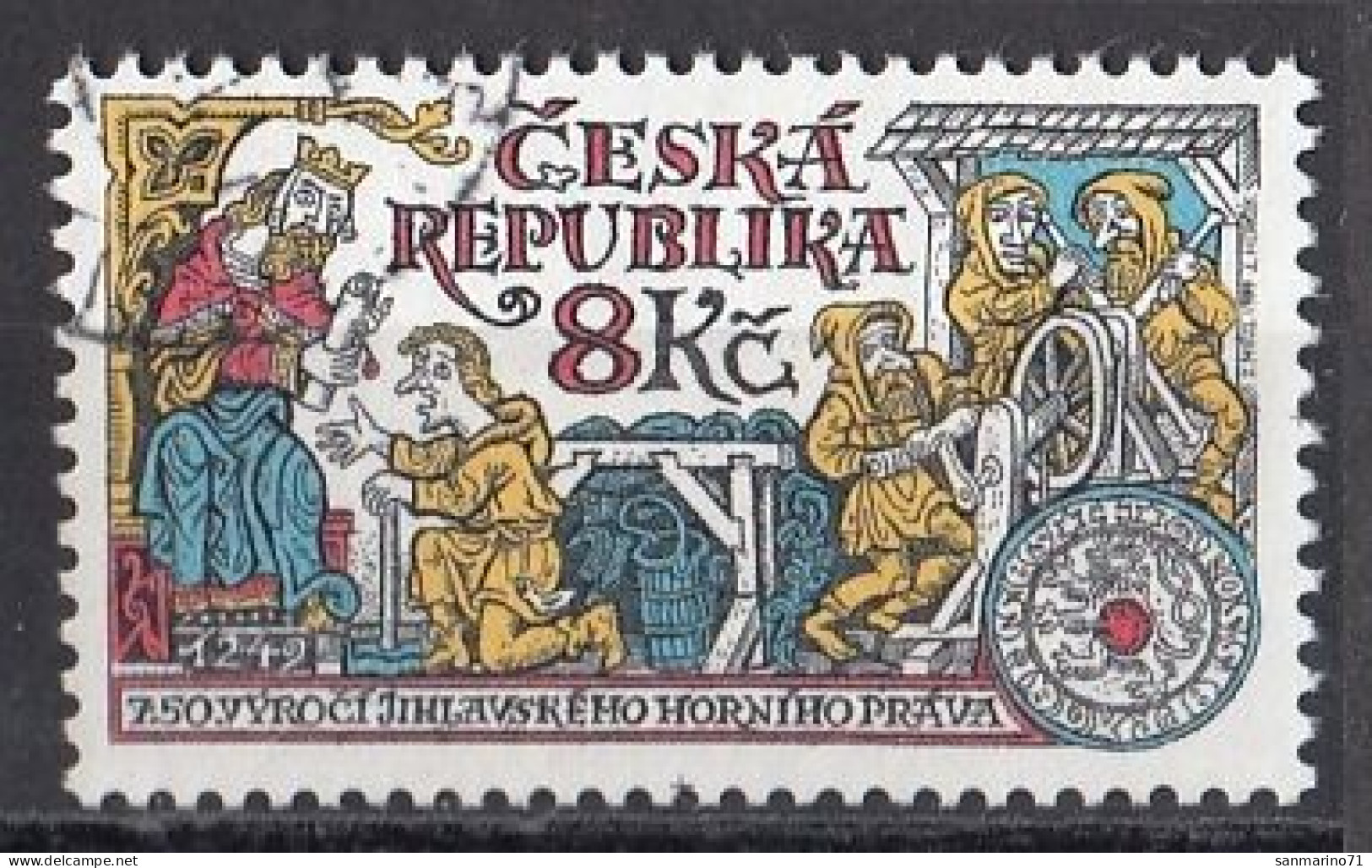 CZECH REPUBLIC 223,used,falc Hinged - Used Stamps