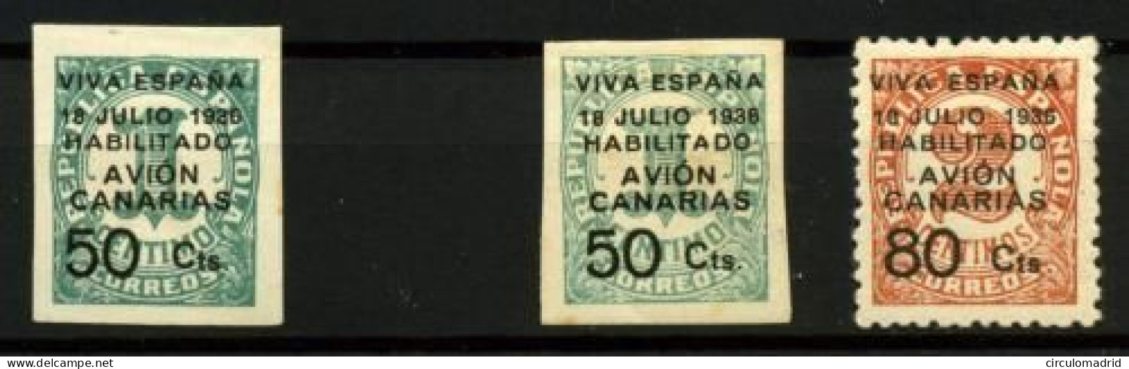 España (Canarias) Nº 4ha/5ha. Año 1936-1937 - Charity