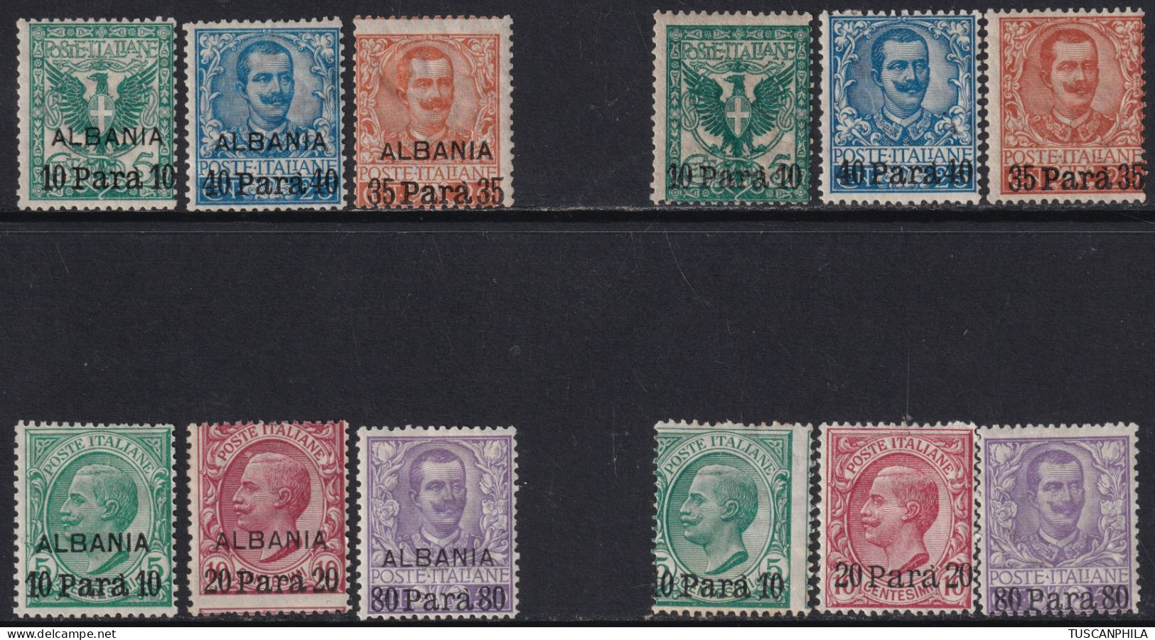 Albania Collezione Completa Sass S.2/5 MLH* 1 F.Oliva - Albanië