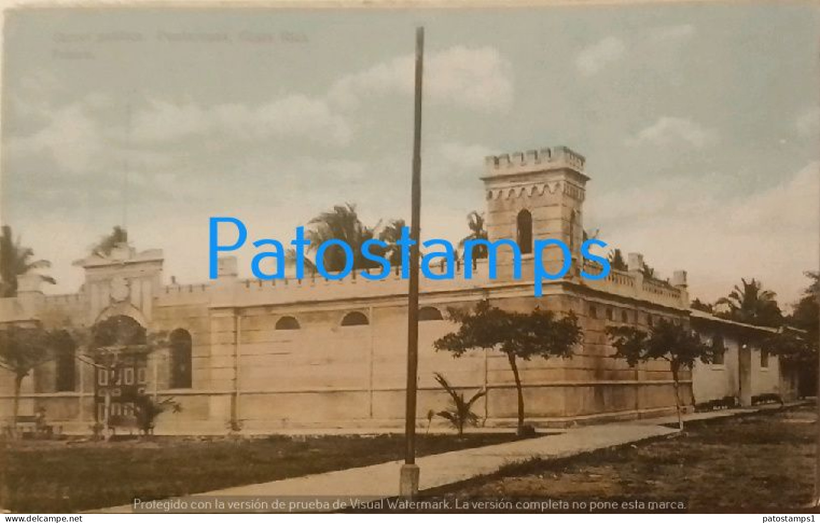 204907 COSTA RICA PUNTARENAS JAIL CARCEL PUBLICA PRISON POSTAL POSTCARD - Costa Rica