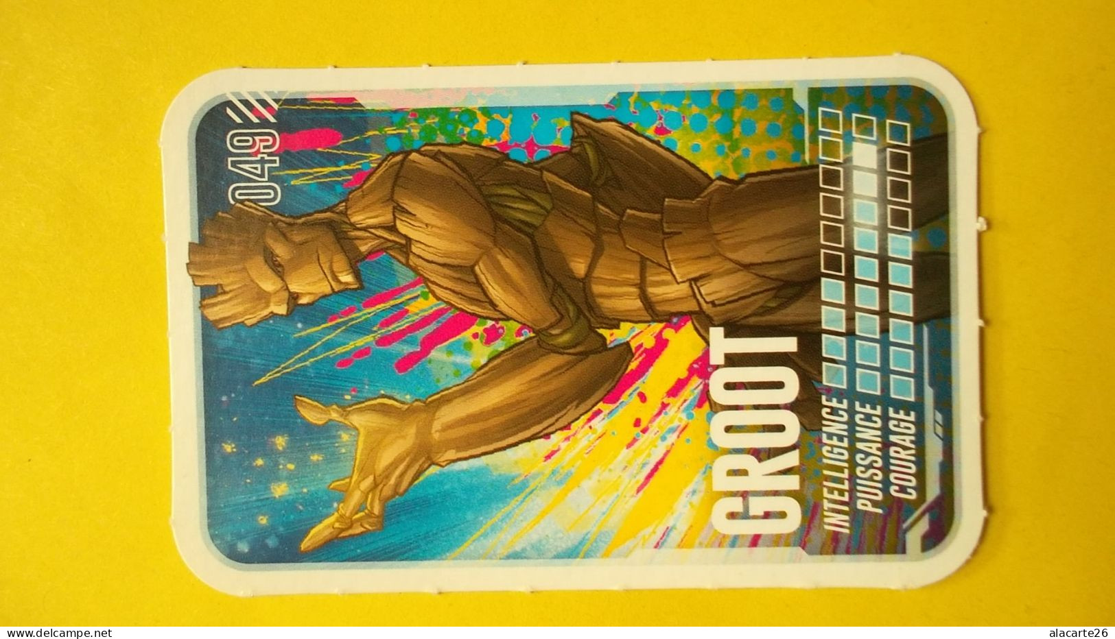 CARTE MARVEL PARS EN MISSION E.LECLERC " GROOT" N°049 - Marvel