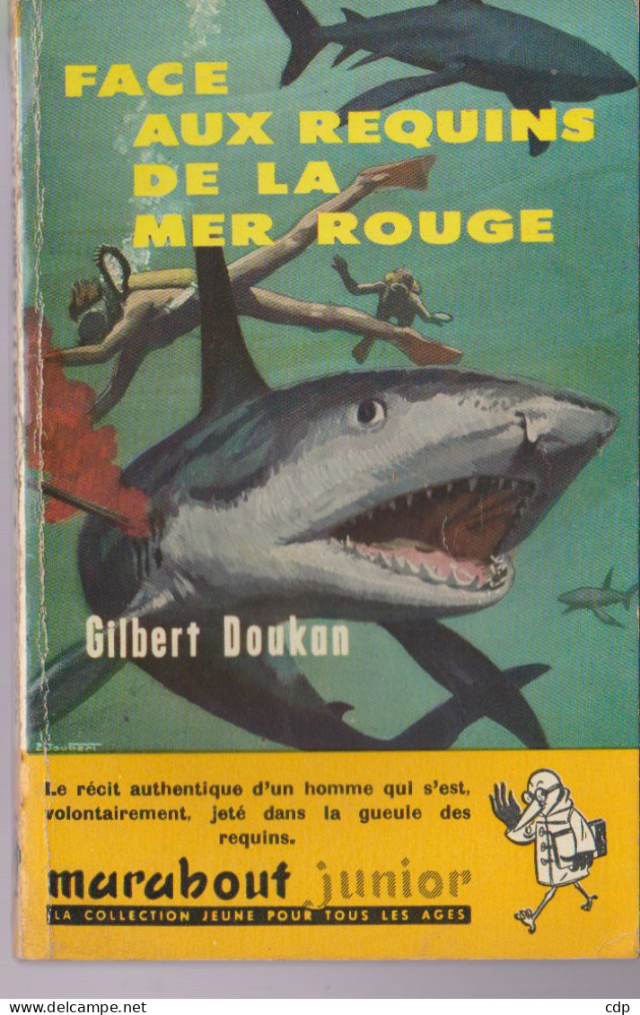 Marabout Junior  103   Face Aux Requins De La Mer Rouge - Belgian Authors