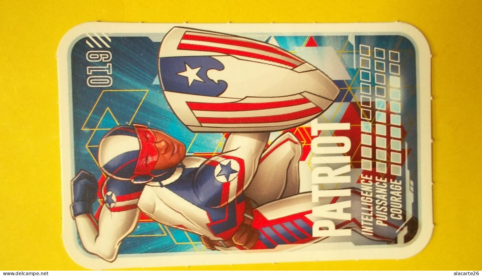 CARTE MARVEL PARS EN MISSION E.LECLERC " PATRIOT" N°019 - Marvel