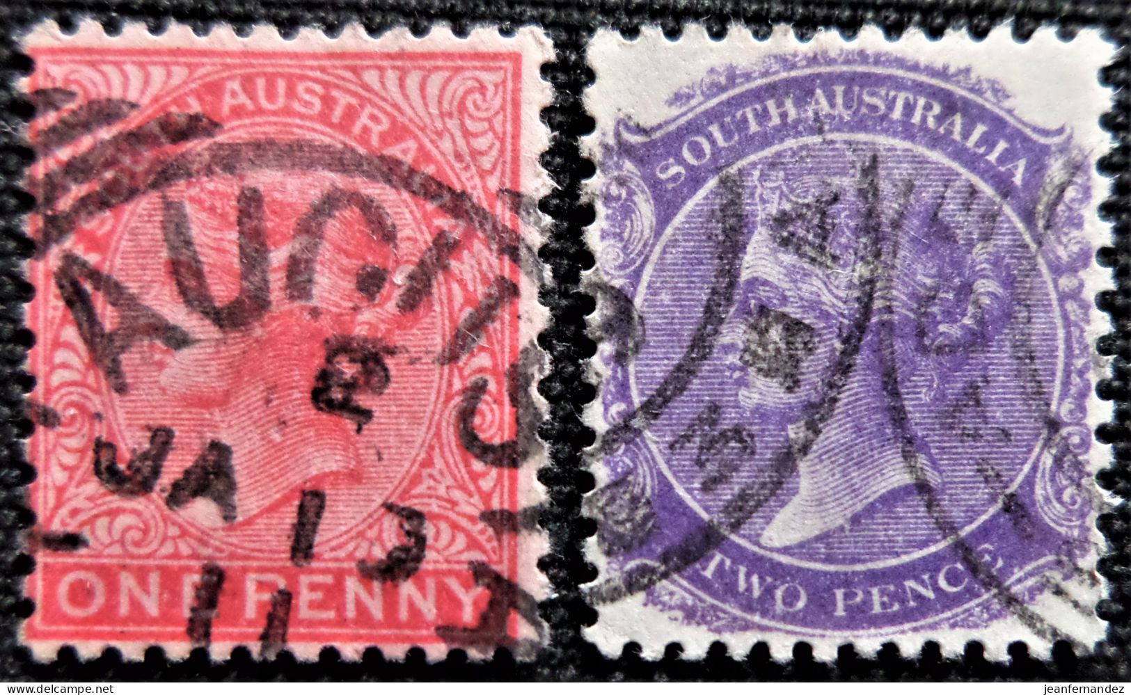 Australie   South Australia 1899 -1905 Post Office Adelaide   Stampworld N° 81A Et 82A - Oblitérés