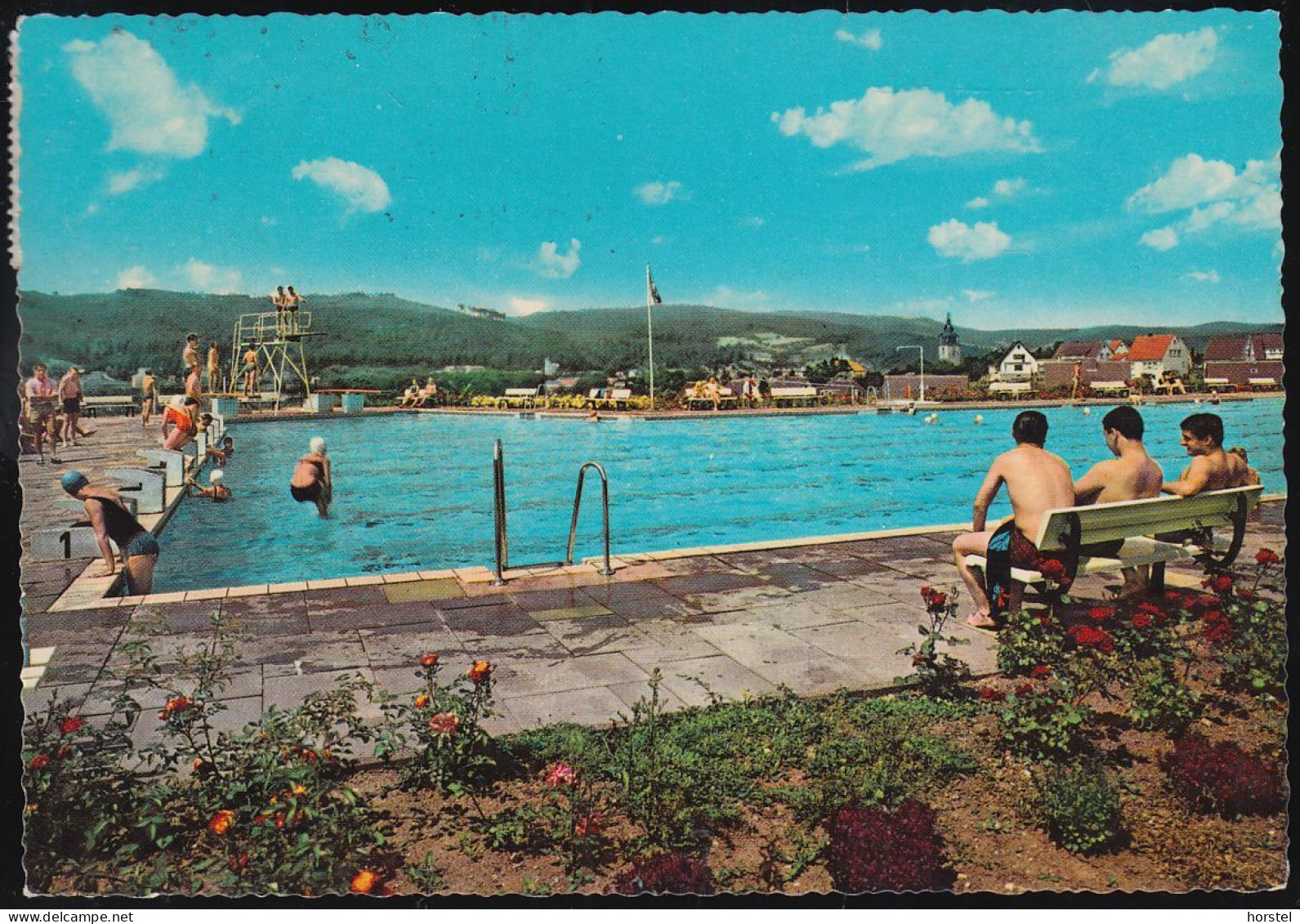 D-37242 Bad Sooden-Allendorf - Schwimmbad - Freibad - Sprungturm - 3x Nice Stamps - Bad Sooden-Allendorf