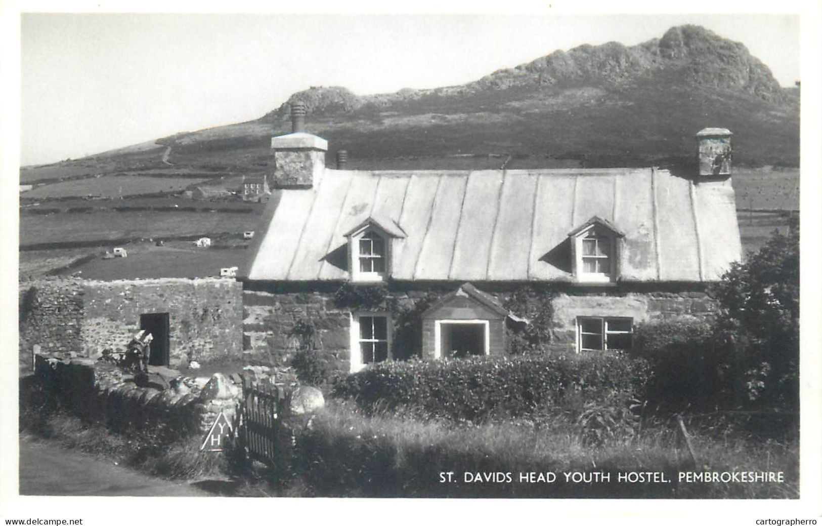Postcard United Kingdom Wales Pembrokeshire St. Davids Head Youth Hotel - Pembrokeshire