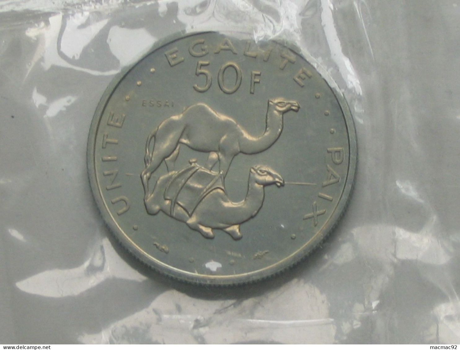 Djibouti - RARE Essai  De 50 Francs 1977 - République De Djibouti  **** EN ACHAT IMMEDIAT **** - Dschibuti
