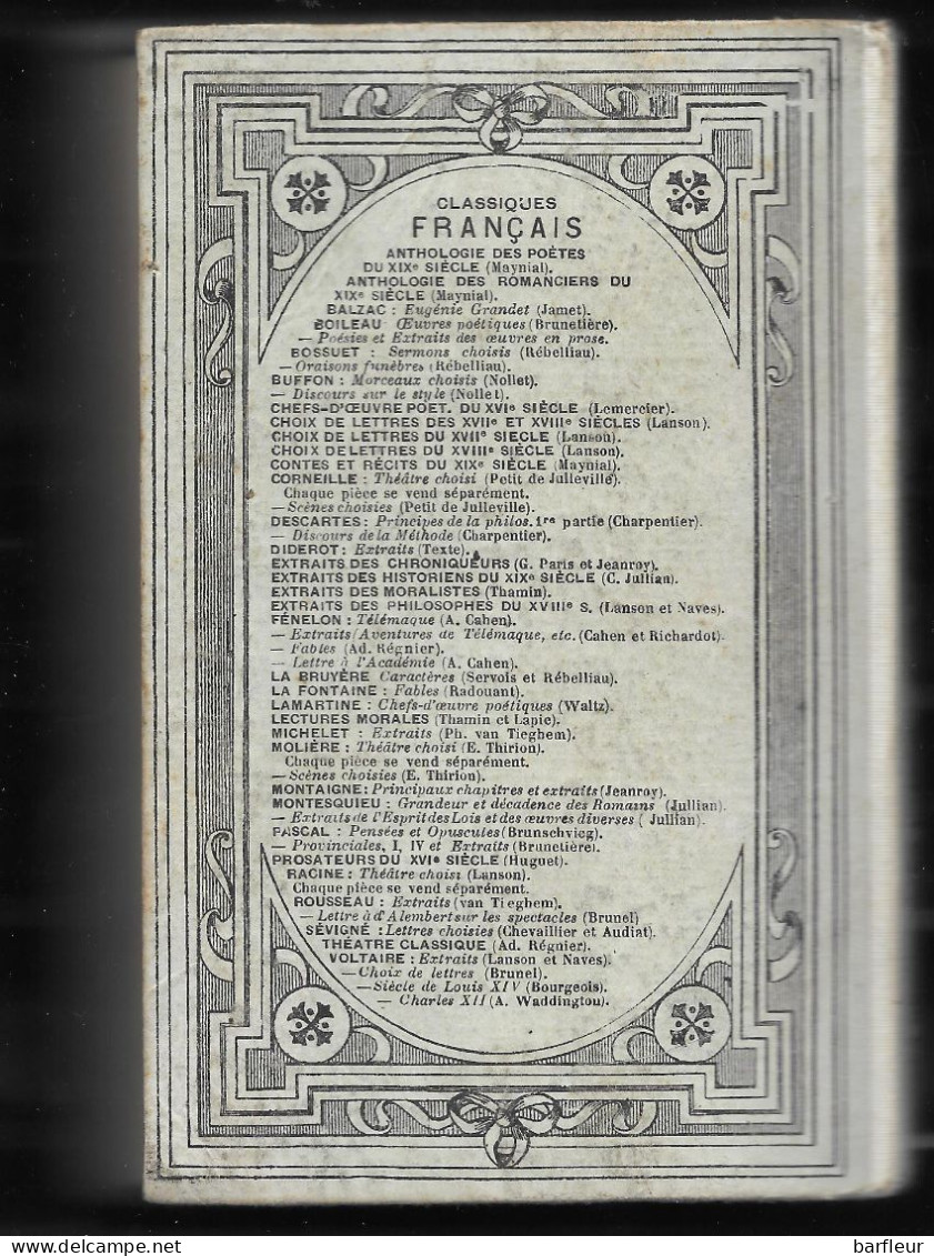 Ancien Livre : Théâtre Choisi De Corneille  Chez Librairie Hachette 941 Pages - Auteurs Français