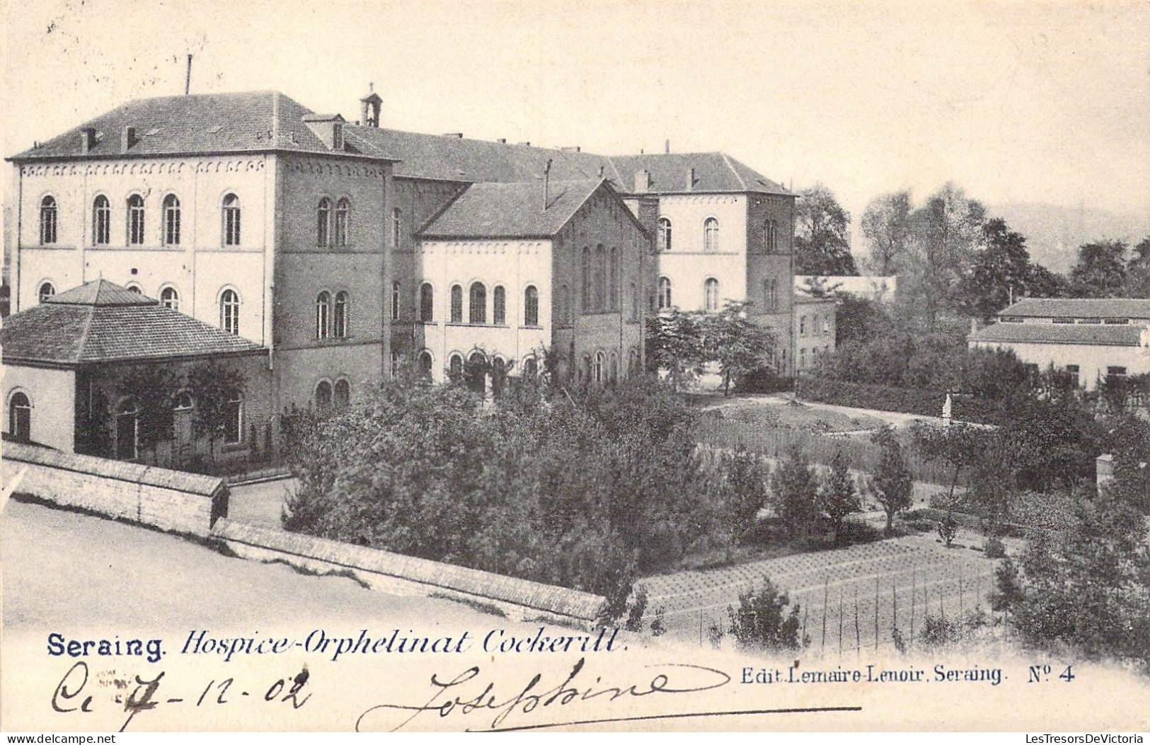 BELGIQUE - Seraing - Hospice-Orphelinat Cockerill - Carte Postale Ancienne - Seraing