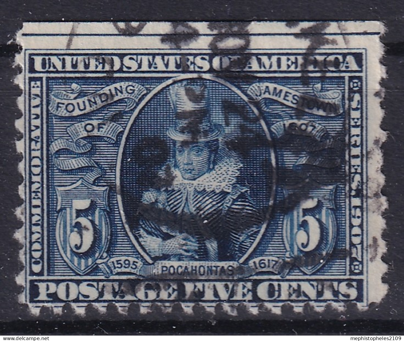 USA 1907 - Canceled - Sc# 330 - Gebruikt