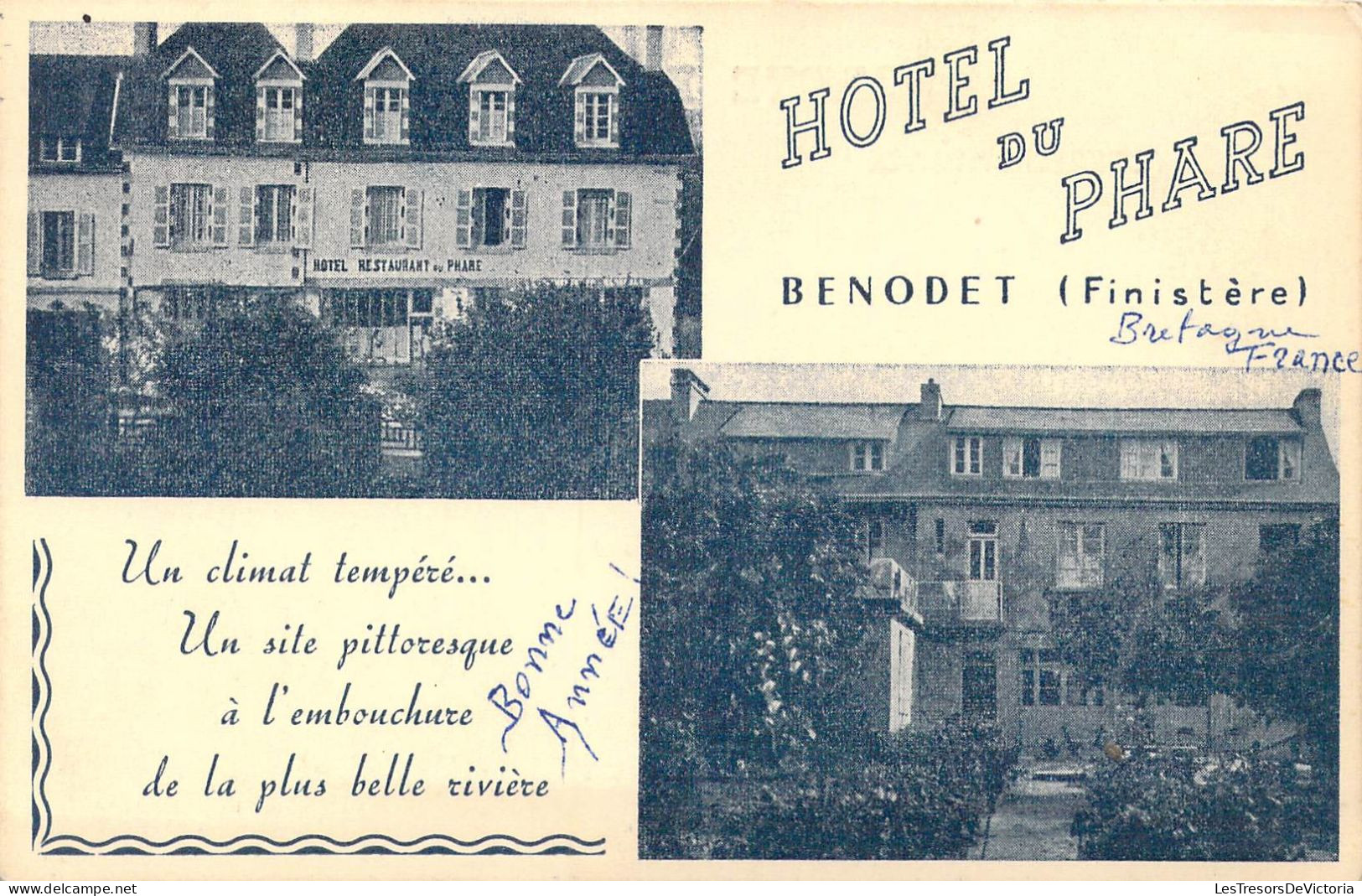 FRANCE - 29 - Bénodet - Hôtel Du Phare - Carte Postale Ancienne - Bénodet