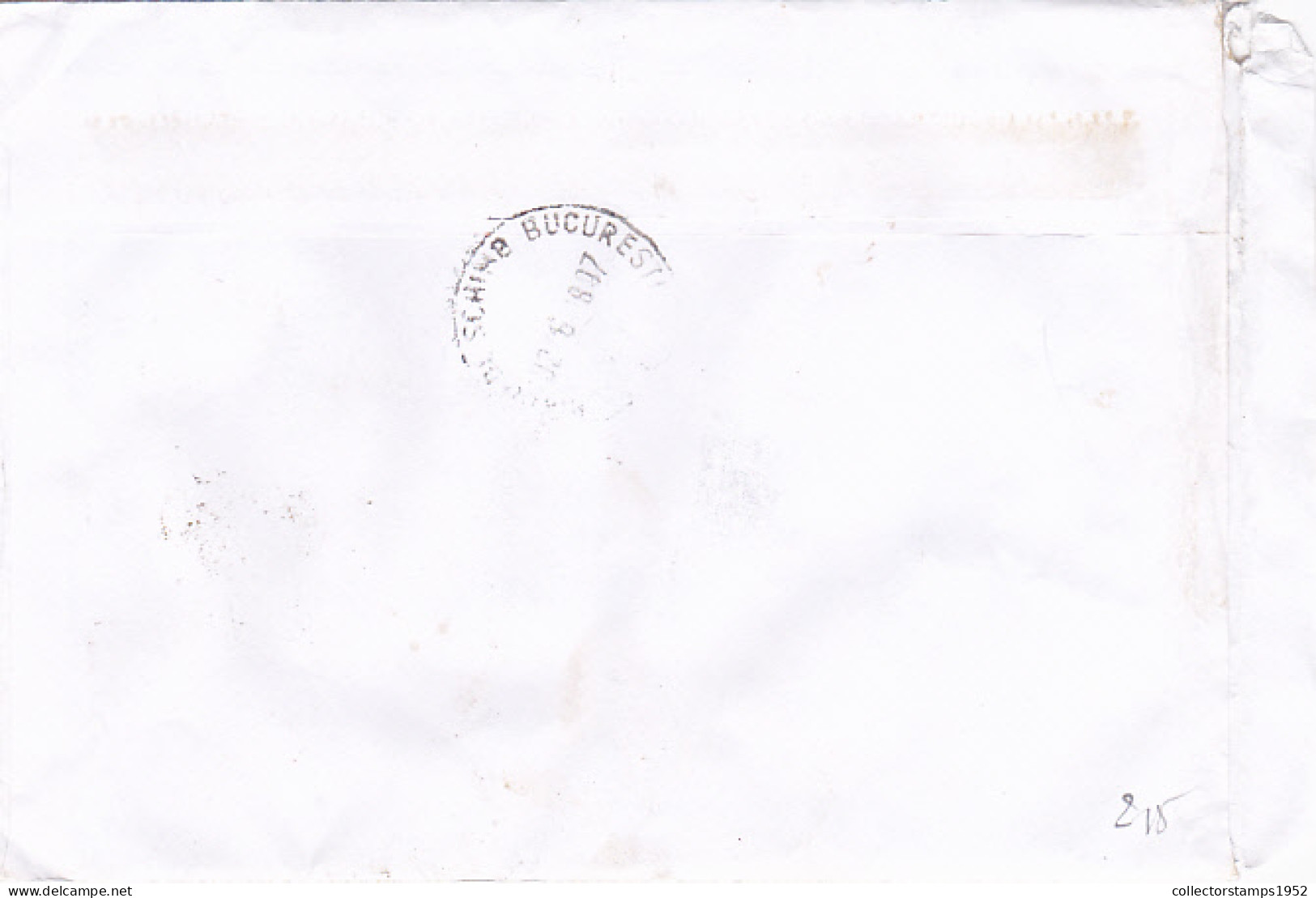 STOCLET PALACE, STAMP ON REGISTERED COVER, 2018, CZECH REPUBLIC - Storia Postale