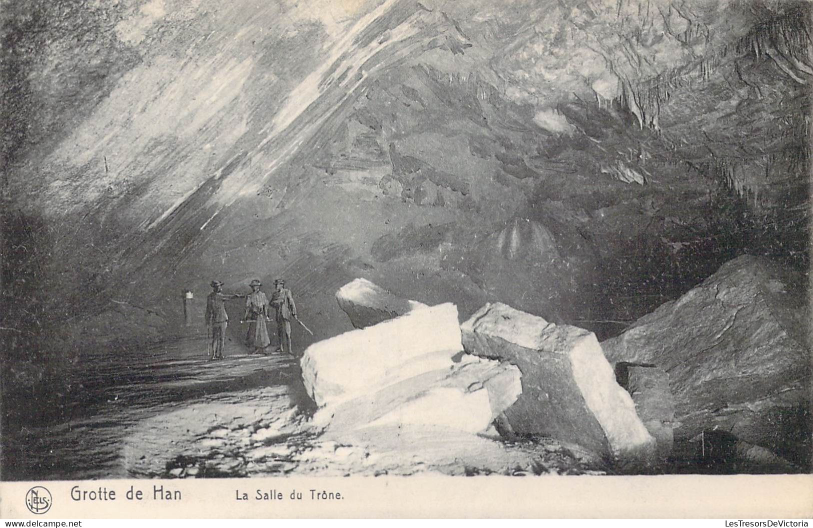 BELGIQUE - Rochefort - Han-sur-Lesse - Grotte De Han - La Salle Du Trône - Carte Postale Ancienne - Rochefort