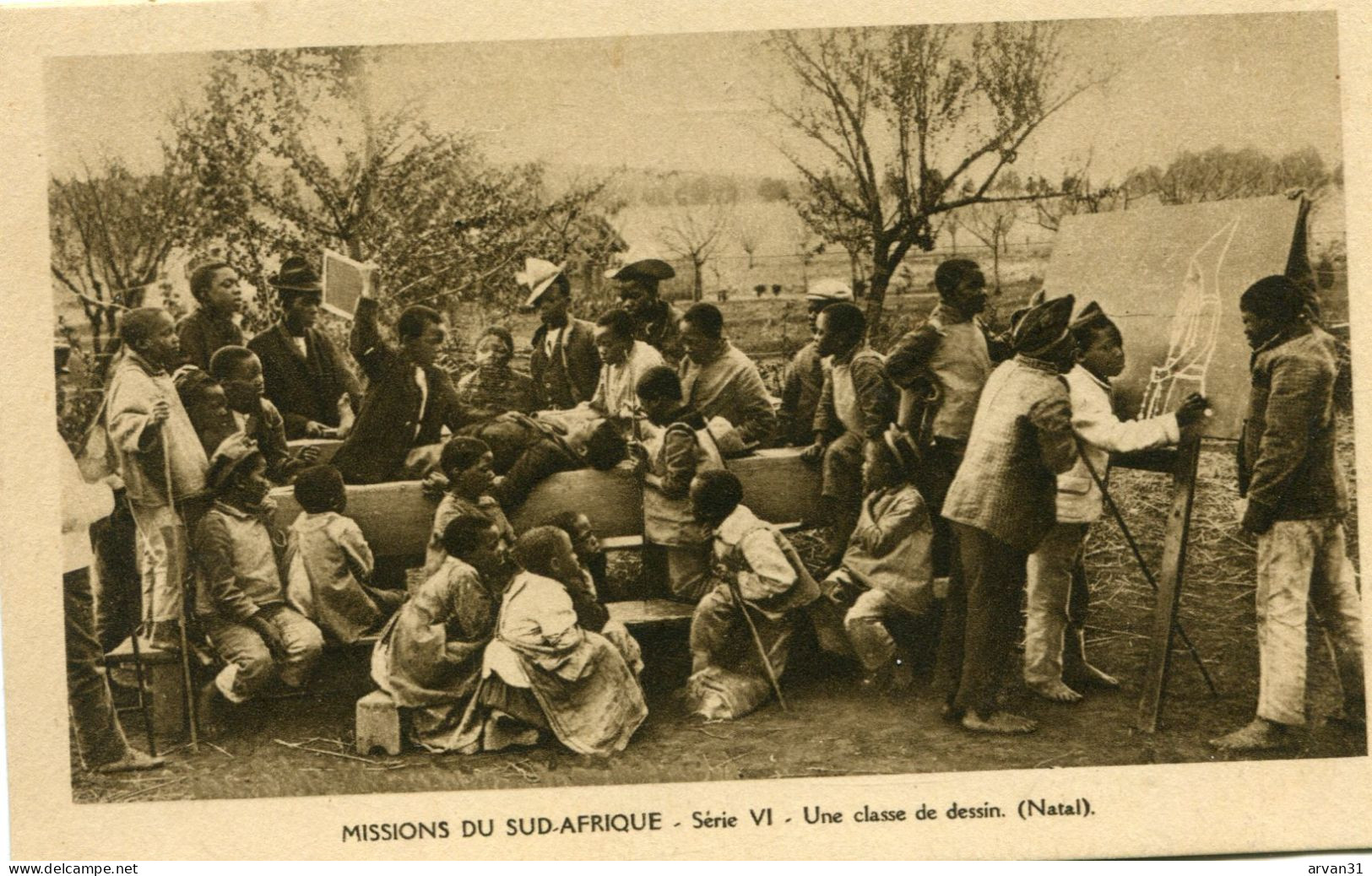 MISSIONS Du SUD AFRIQUE - UNE CLASSE De DESSIN - NATAL - - Missionen