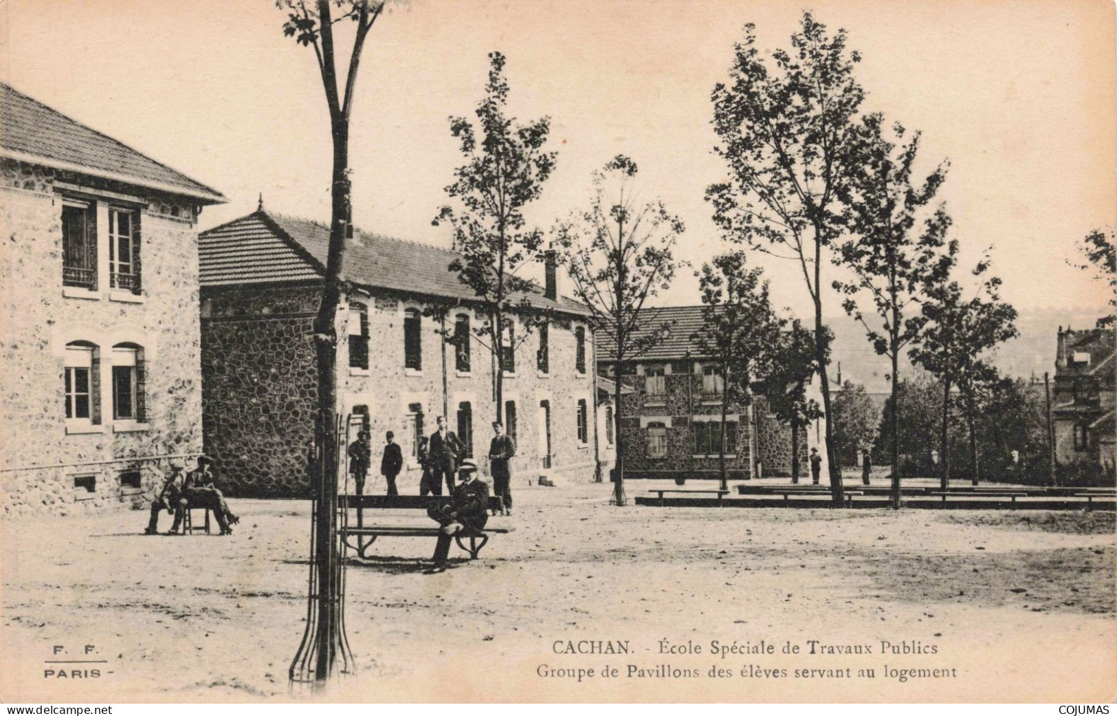 94 - CACHAN - S14827 - Ecole Spéciale De Travaux Publics - Groupe De Pavillons Des Elèves Servant Au Logement - L23 - Cachan