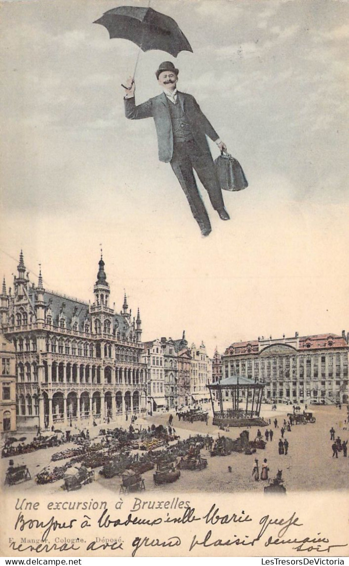 BELGIQUE - Bruxelles - Une Excursion à Bruxelles - Carte Postale Ancienne - Sonstige & Ohne Zuordnung