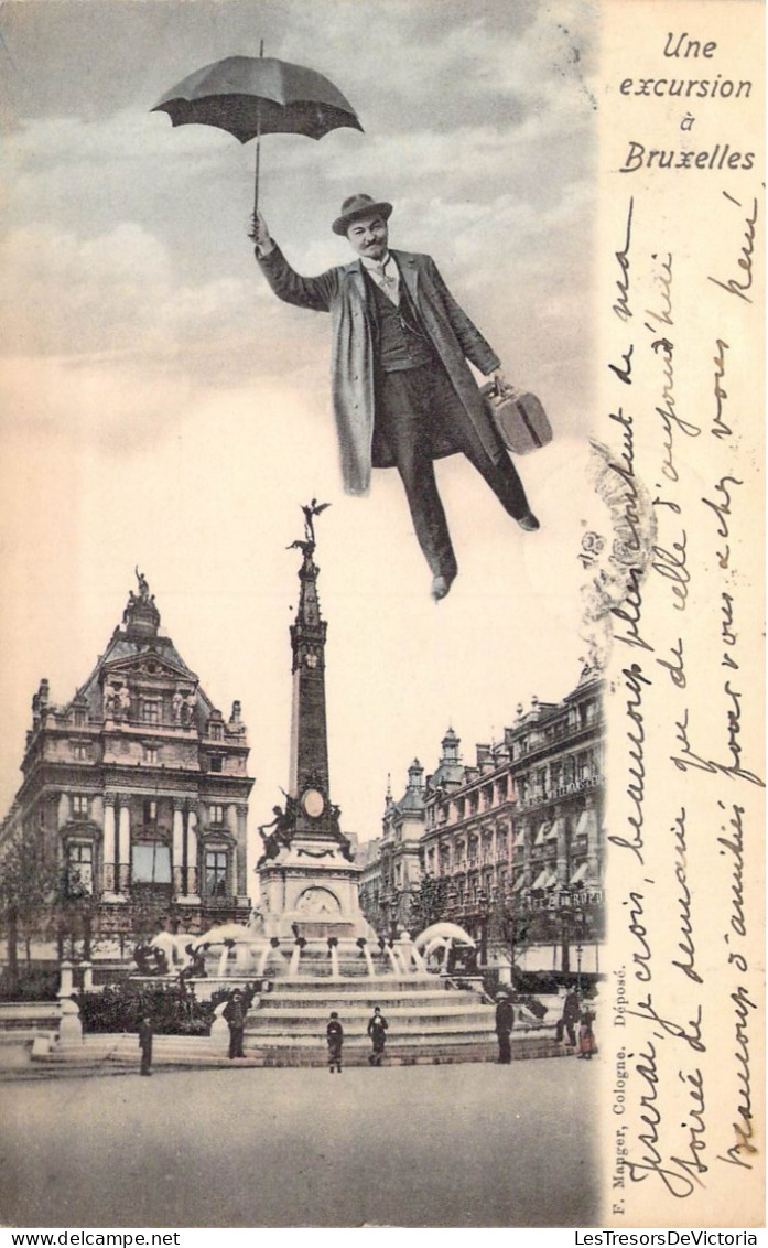 BELGIQUE - Bruxelles - Une Excursion à Bruxelles - Carte Postale Ancienne - Sonstige & Ohne Zuordnung