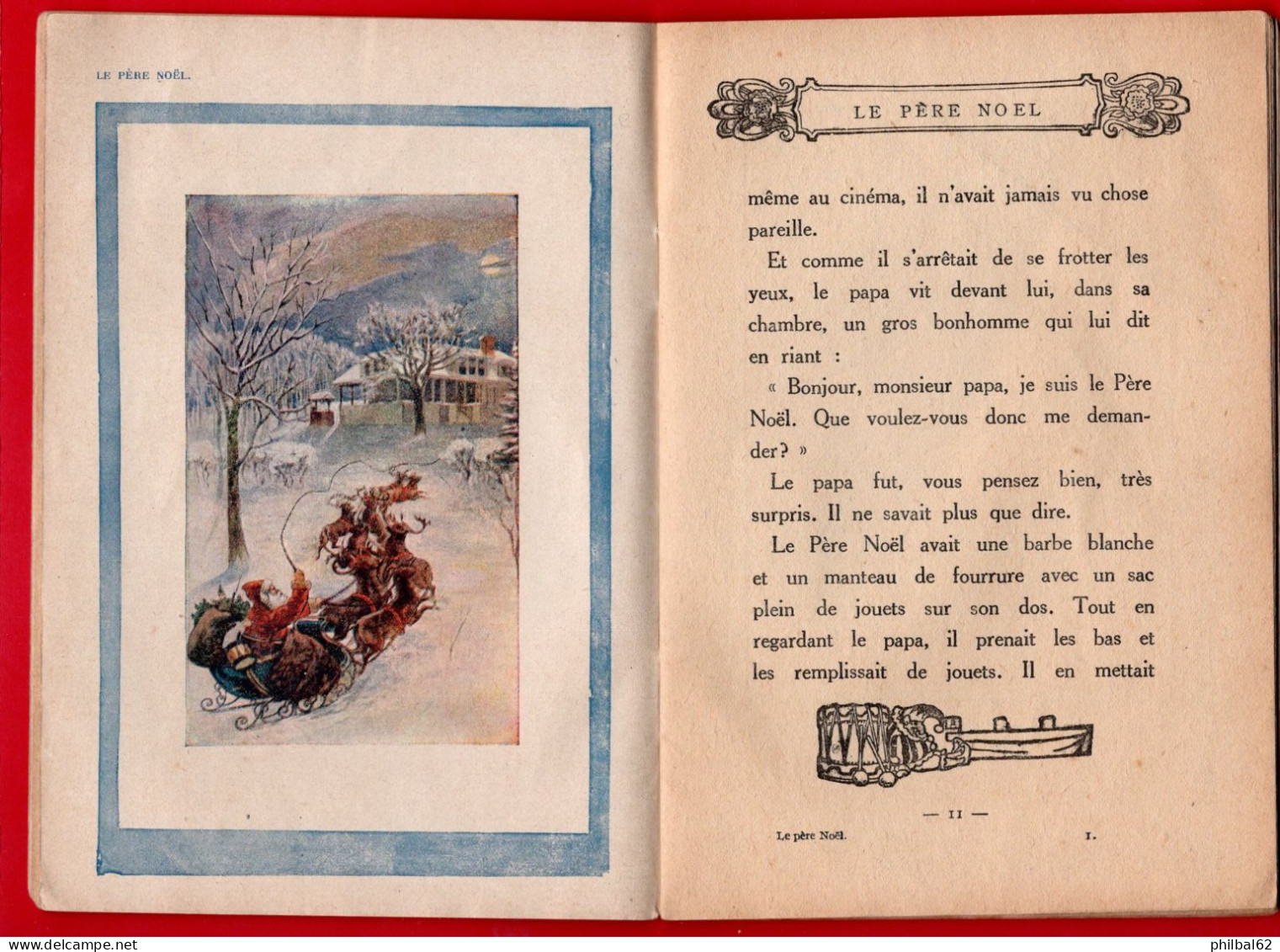 Livret Librairie Hachette, Le Père Noël. Année 1928. - Hachette