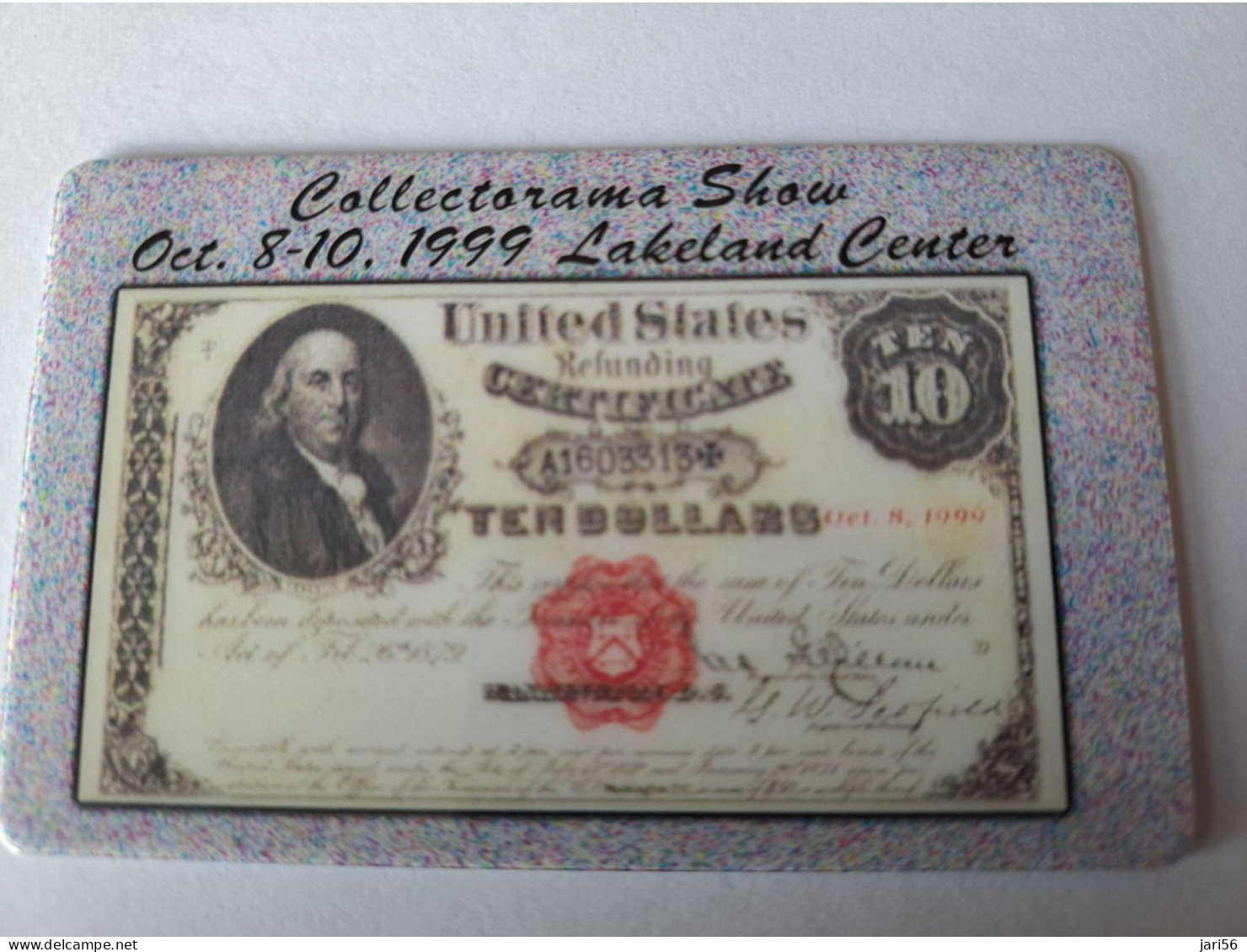 UNITED STATES USA AMERIKA / 5 MINUTES       / MONEY BANKNOTE / COINSHOW/COINSON CARD / MINT   **13228** - Amerivox