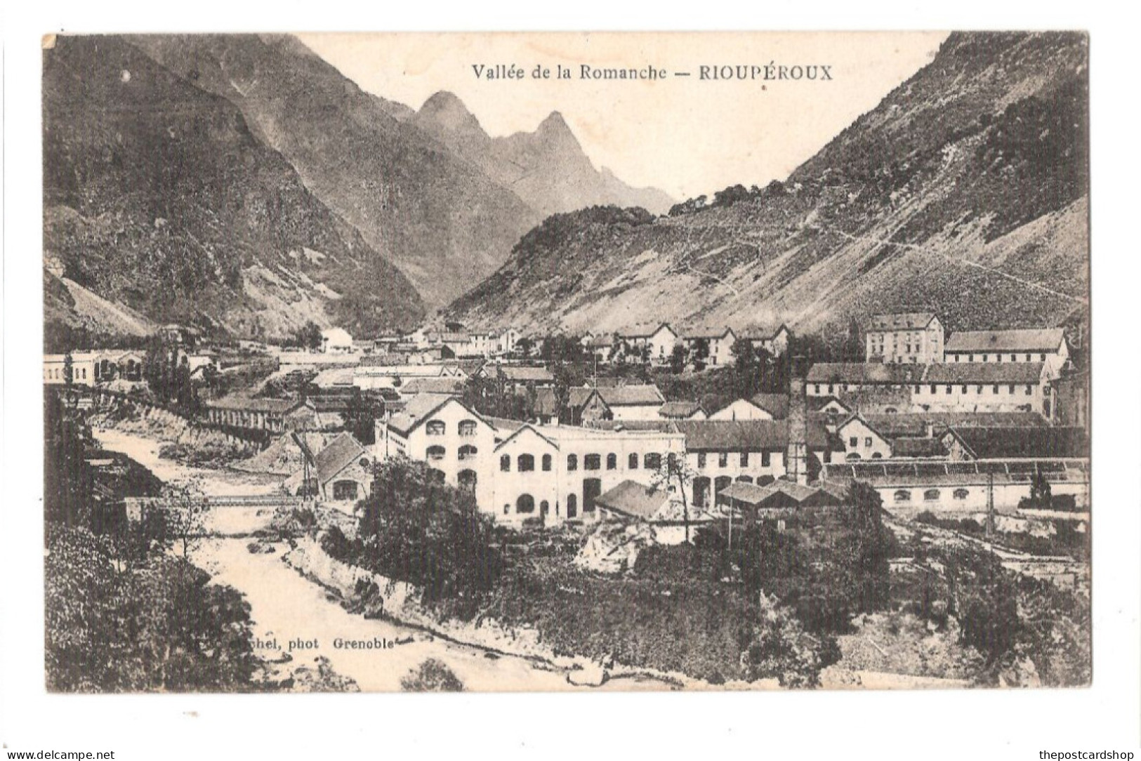 RIOUPEROUX VALLEE DE LA ROMANCHE  ISERE (38) Unused - Autres & Non Classés