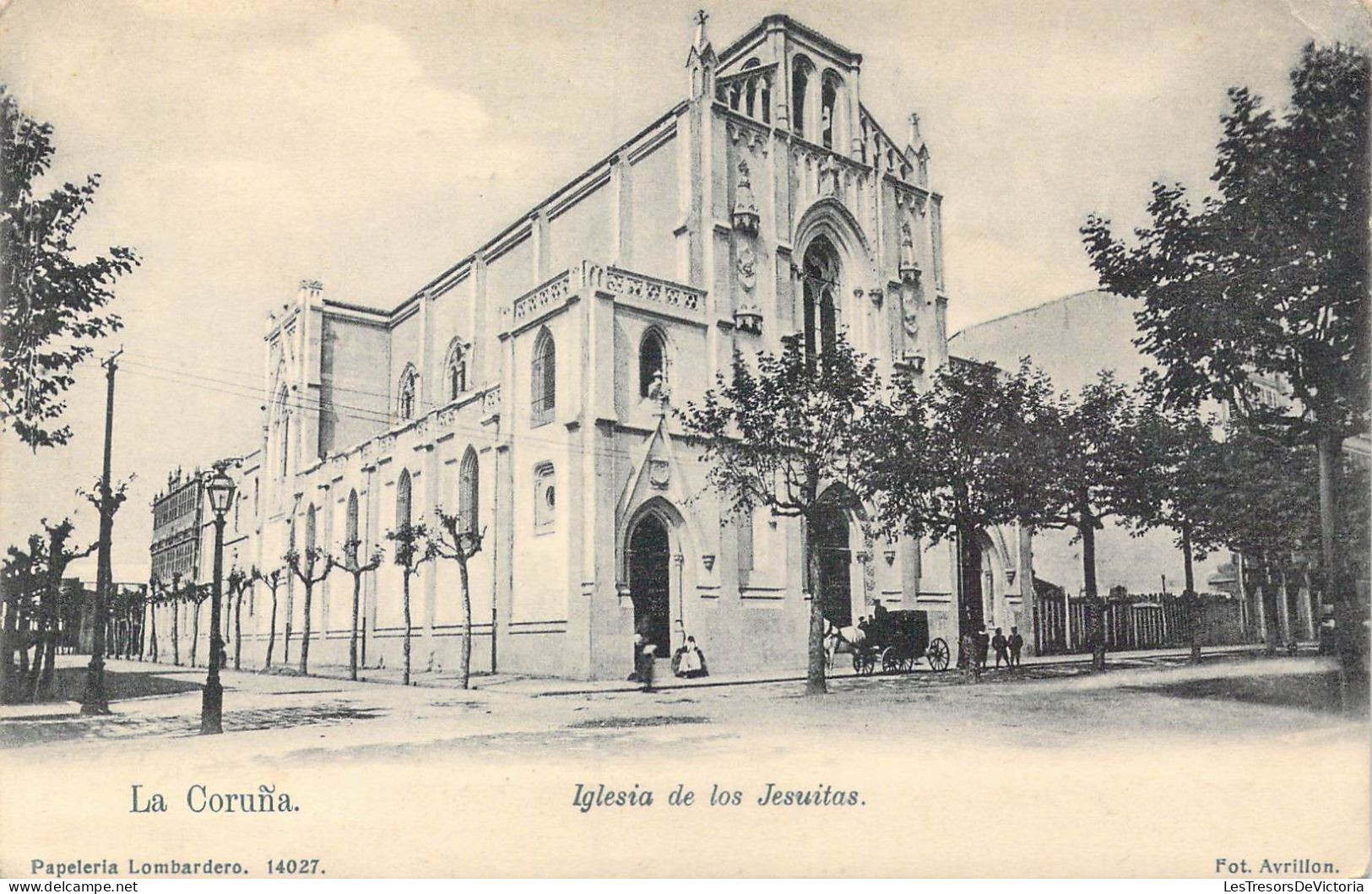 ESPAGNE - La Coruna - Iglesia De Los Jesuitas - Carte Postale Ancienne - La Coruña