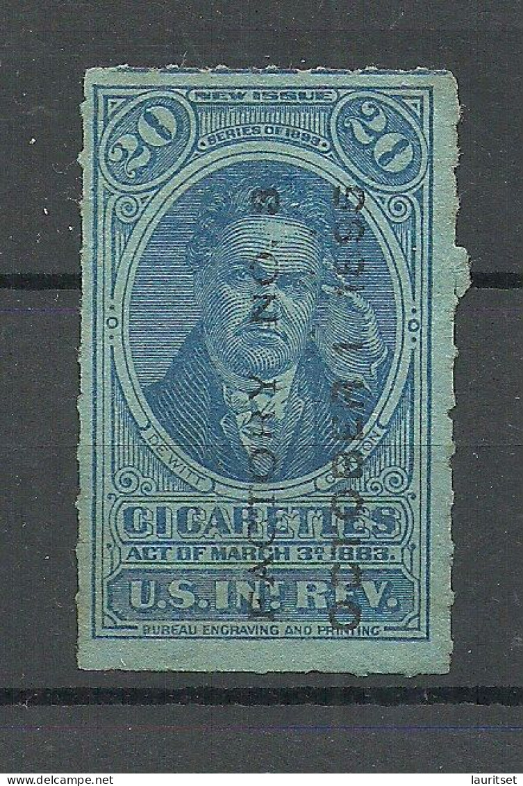 USA 1895 Cigarettes Tax Taxe O - Fiscale Zegels