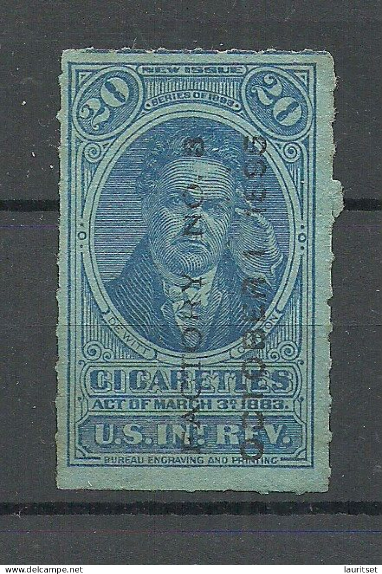 USA 1895 Cigarettes Tax Taxe O - Revenues