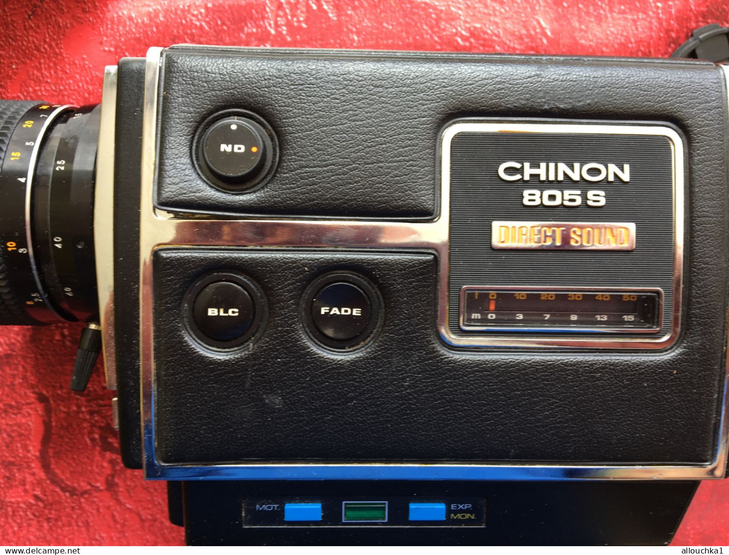 État de fonctionnement Appareil photo Camera Chinon 805 S Direct Sound Super 8 Movie Camera, 1975's + sacoche + 2 micros