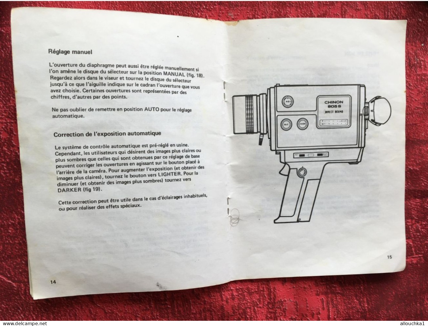 État de fonctionnement Appareil photo Camera Chinon 805 S Direct Sound Super 8 Movie Camera, 1975's + sacoche + 2 micros