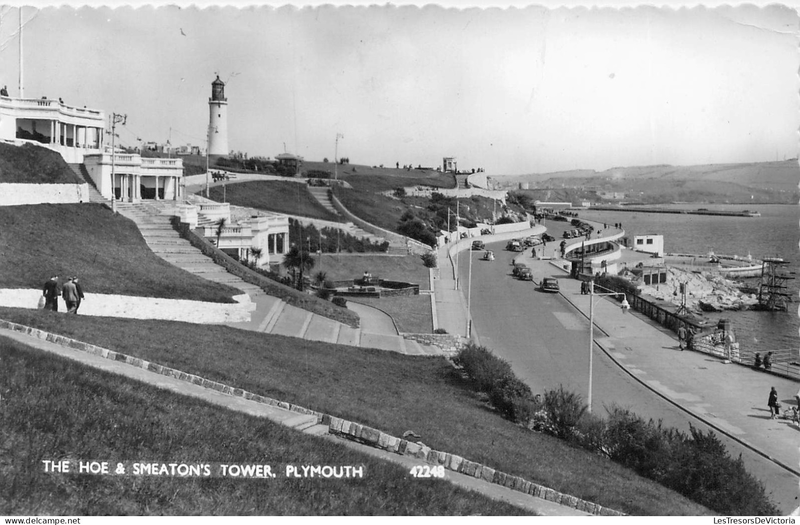 ANGLETERRE - Plymouth - The Hoe & Smeaton's Tower - Carte Postale Ancienne - Plymouth