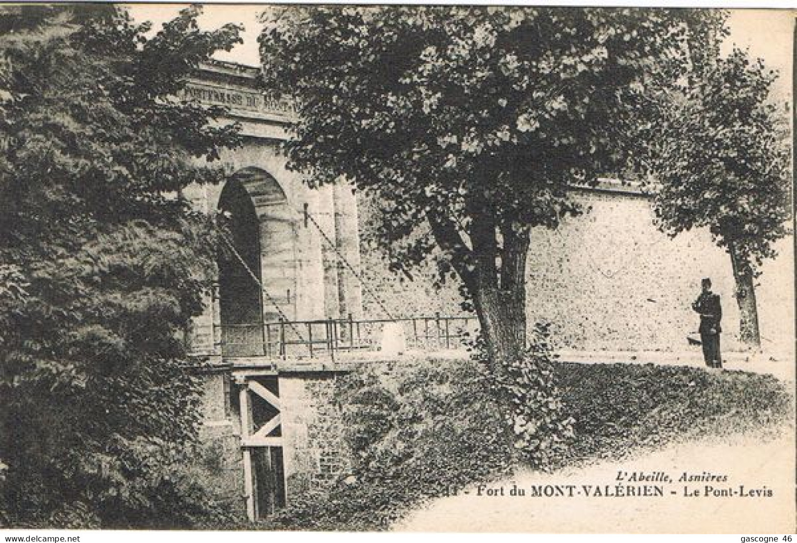 92-019 ​​​​​​​Fort Du Mont-Valérien - Le Pont-Levis L'Abeille N°11 - Mont Valerien