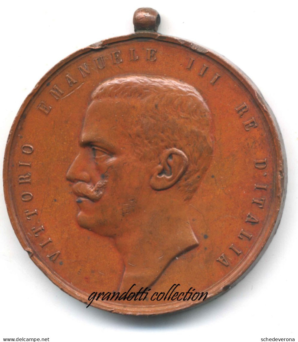 VITTORIO EMANUELE III LODE PREMIO DELL'OPRE MEDAGLIA REGNO 1900 - Adel