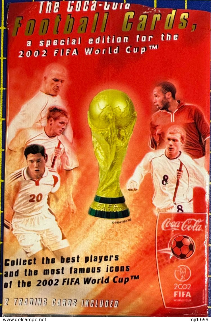 COCACOLA FIFA 2002 WOLRD CUP FOOTBALL CARDS -MARCEL DESALLY, ALMOST PERFECT CONDITION. ORIGINAL - Sonstige & Ohne Zuordnung