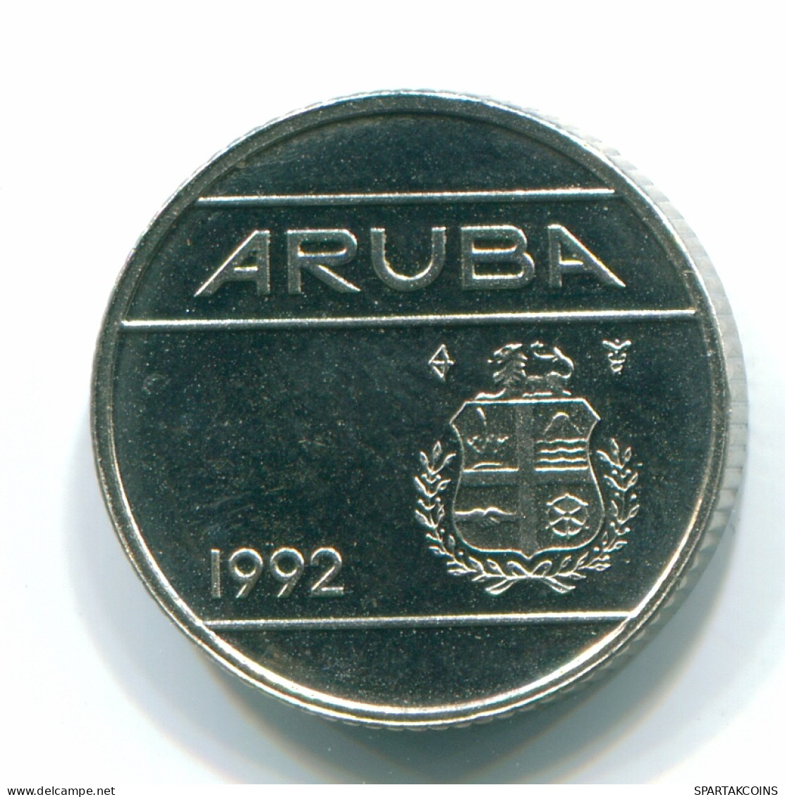 10 CENTS 1992 ARUBA (NÉERLANDAIS NETHERLANDS) Nickel Colonial Pièce #S13632.F - Aruba