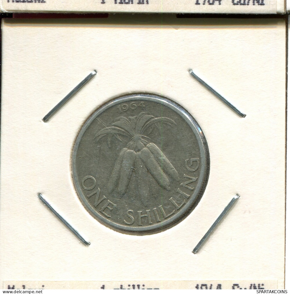 1 SHILLING 1964 MALAWI Coin #AS319.U - Malawi