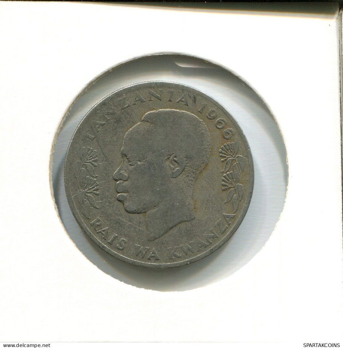 1 SHILLINGI 1966 TANZANIA Coin #AT975.U - Tanzania