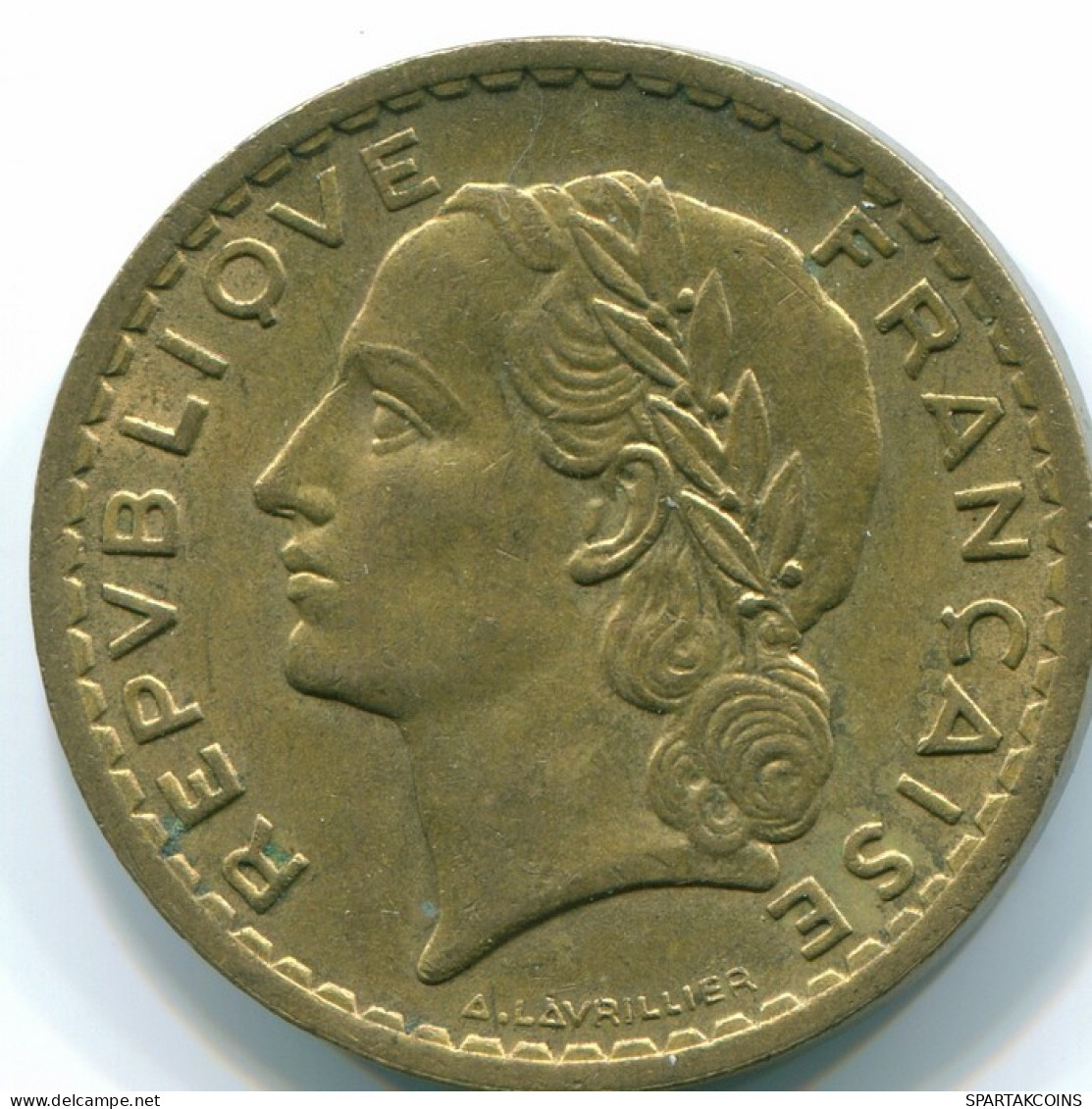 5 FRANCS 1945 FRANCIA FRANCE COLONIAL FOR USE IN AFRICA XF #FR1020.32.E - 5 Francs