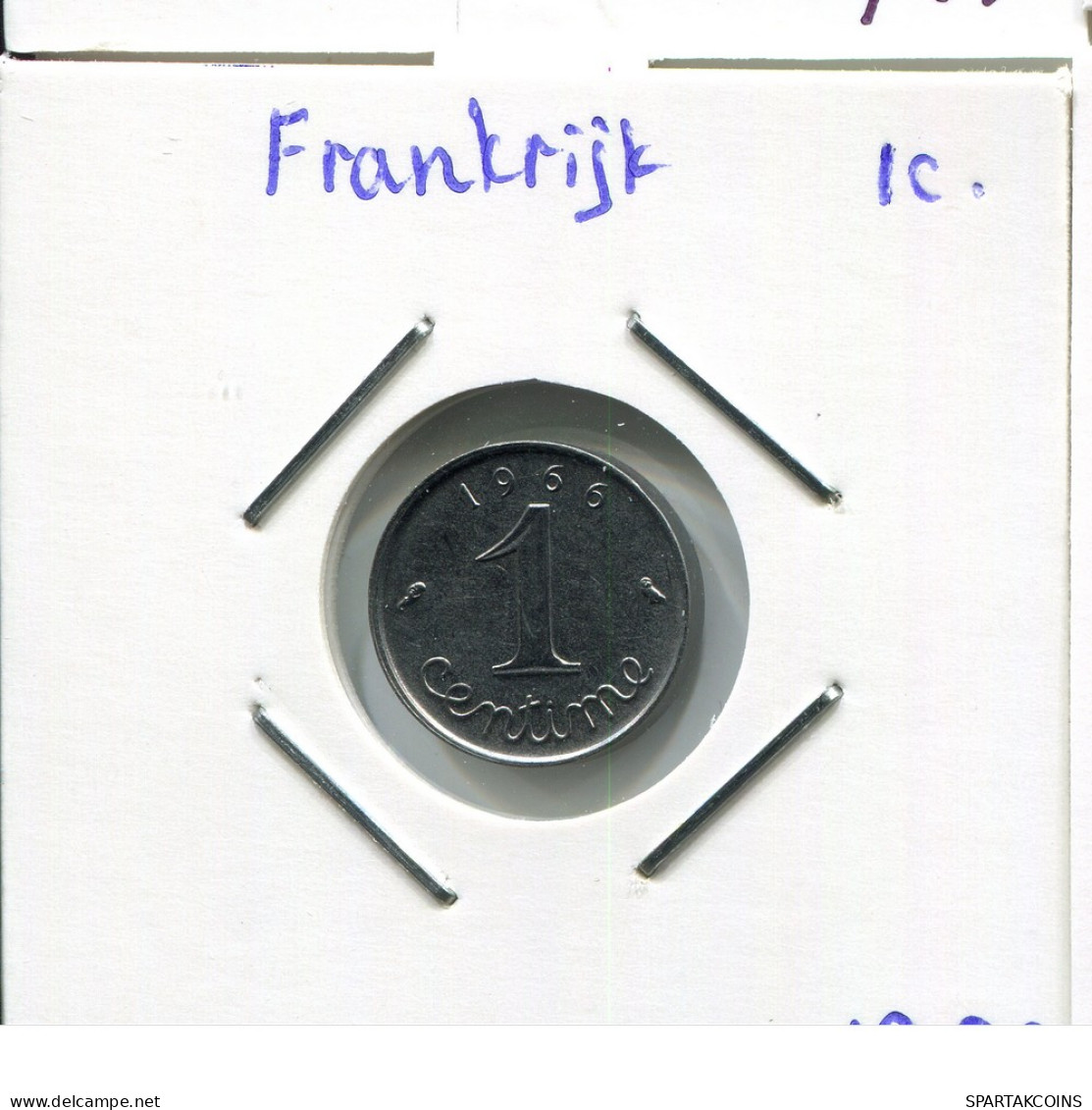 1 CENTIME 1966 FRANCIA FRANCE Moneda #AM707.E - 1 Centime