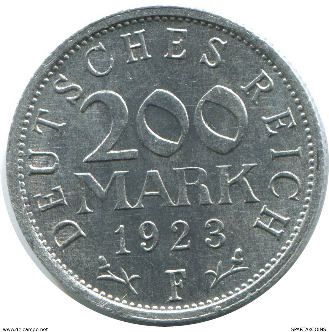 200 MARK 1923 F ALEMANIA Moneda GERMANY #AE418.E - 200 & 500 Mark