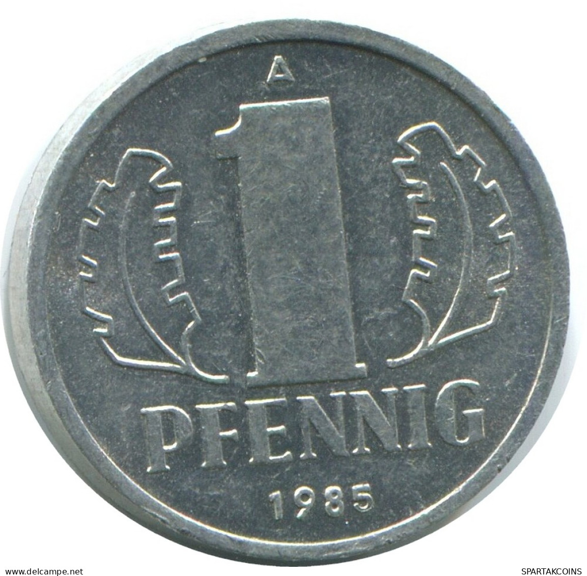 1 PFENNIG 1985 A DDR EAST ALEMANIA Moneda GERMANY #AE069.E - 1 Pfennig