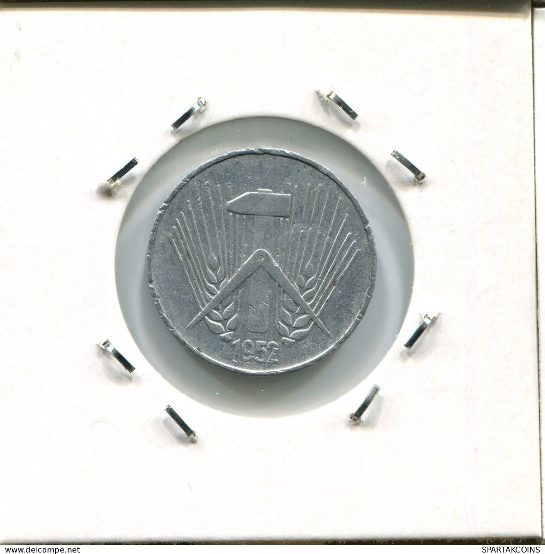 10 PFENNIG 1952 DDR EAST ALEMANIA Moneda GERMANY #AR757.E - 10 Pfennig