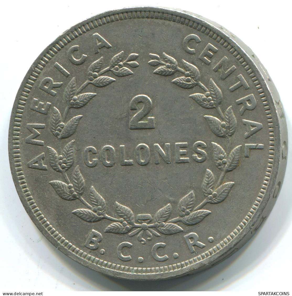 2 COLONES 1978 COSTA RICA Münze #WW1168.D - Costa Rica
