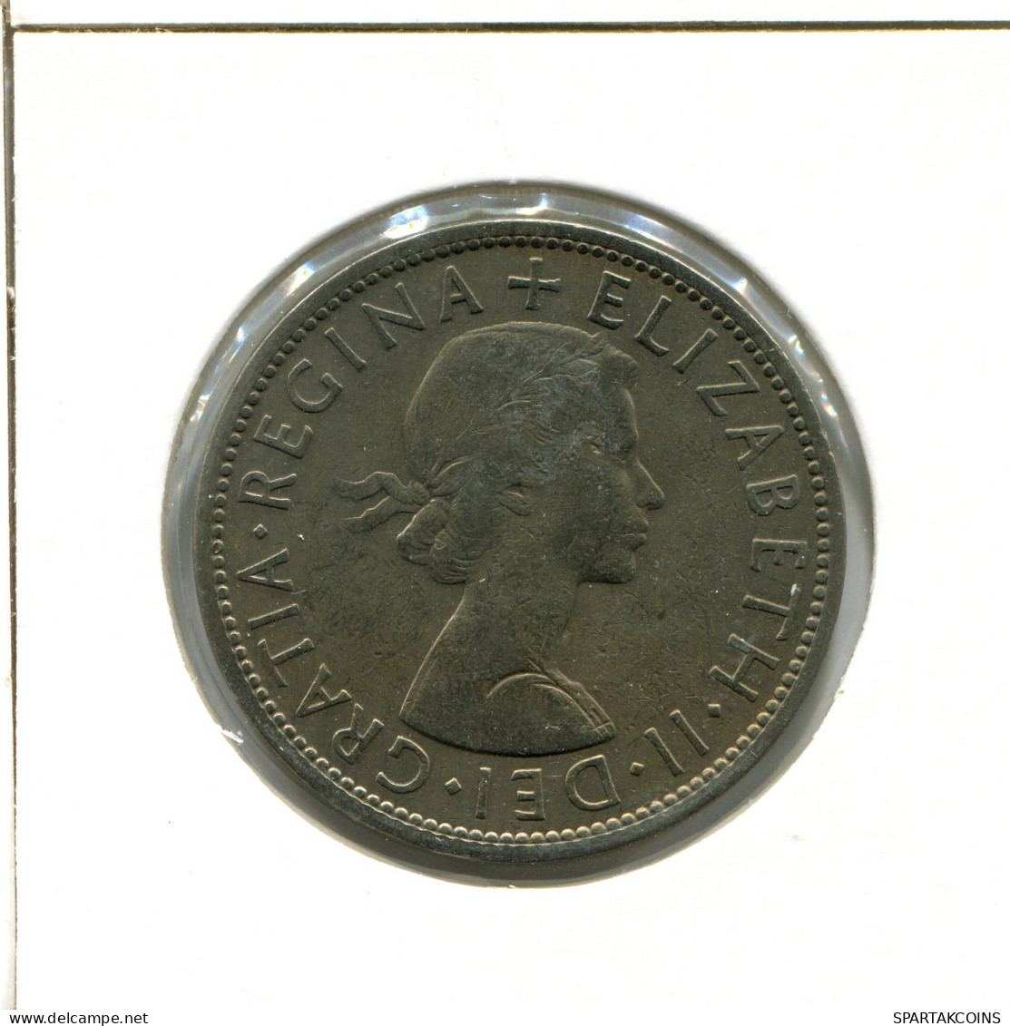 HALF CROWN 1956 UK GRANDE-BRETAGNE GREAT BRITAIN Pièce #AX682.F - K. 1/2 Crown