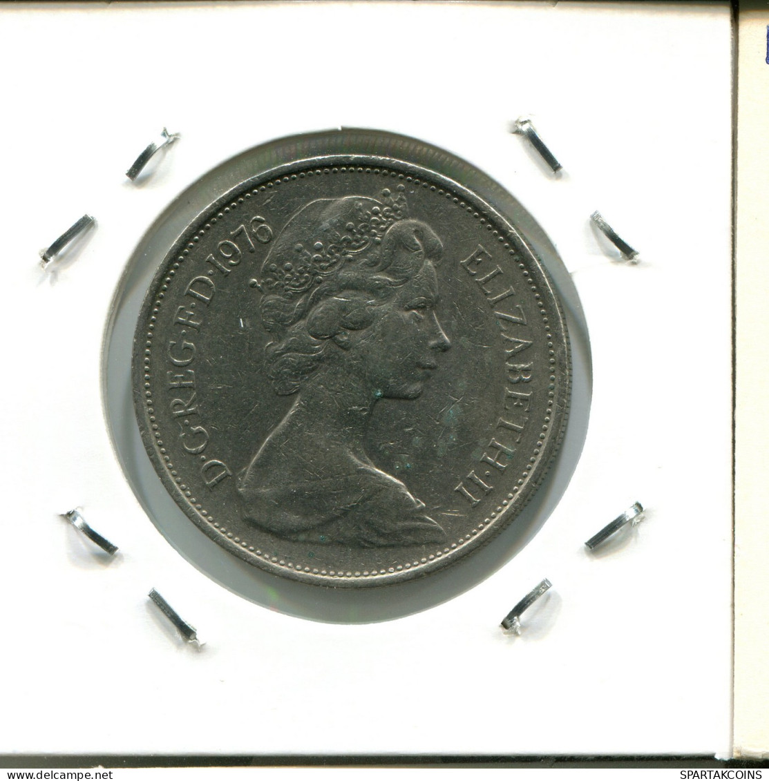 10 PENCE 1976 UK GBAN BRETAÑA GREAT BRITAIN Moneda #AX007.E - 10 Pence & 10 New Pence