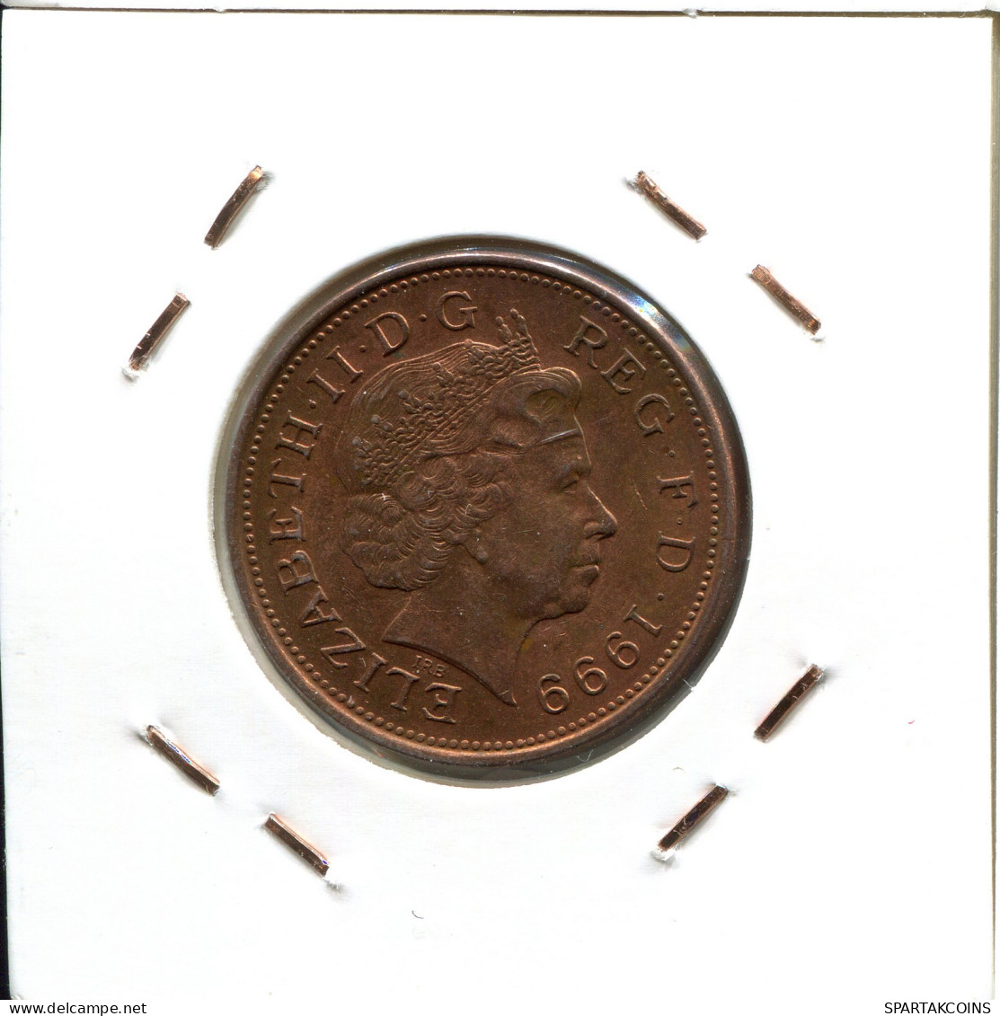 2 PENCE 1999 UK GBAN BRETAÑA GREAT BRITAIN Moneda #AW197.E - 2 Pence & 2 New Pence