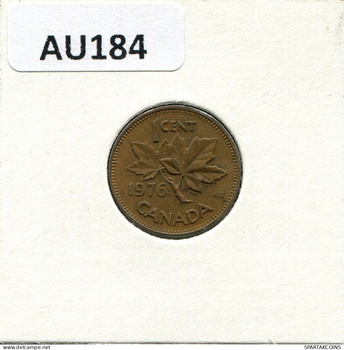 1 CENT 1976 CANADA Coin #AU184.U - Canada